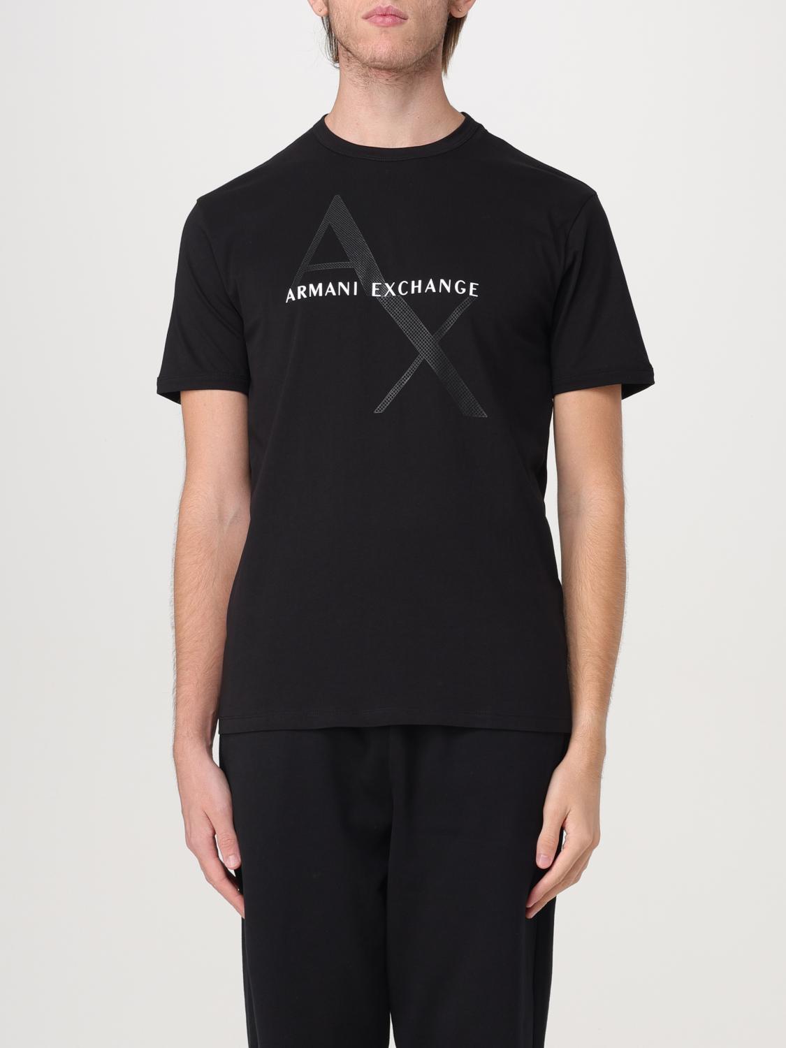 ARMANI EXCHANGE T-SHIRT: T-shirt men Armani Exchange, Black - Img 1