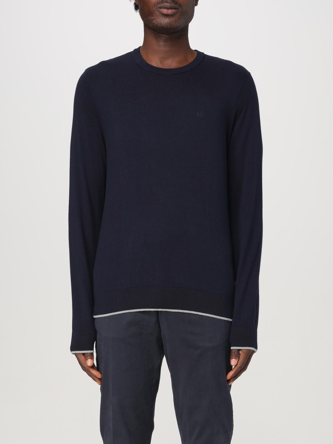 ARMANI EXCHANGE SWEATER: Sweater men Armani Exchange, Navy - Img 1