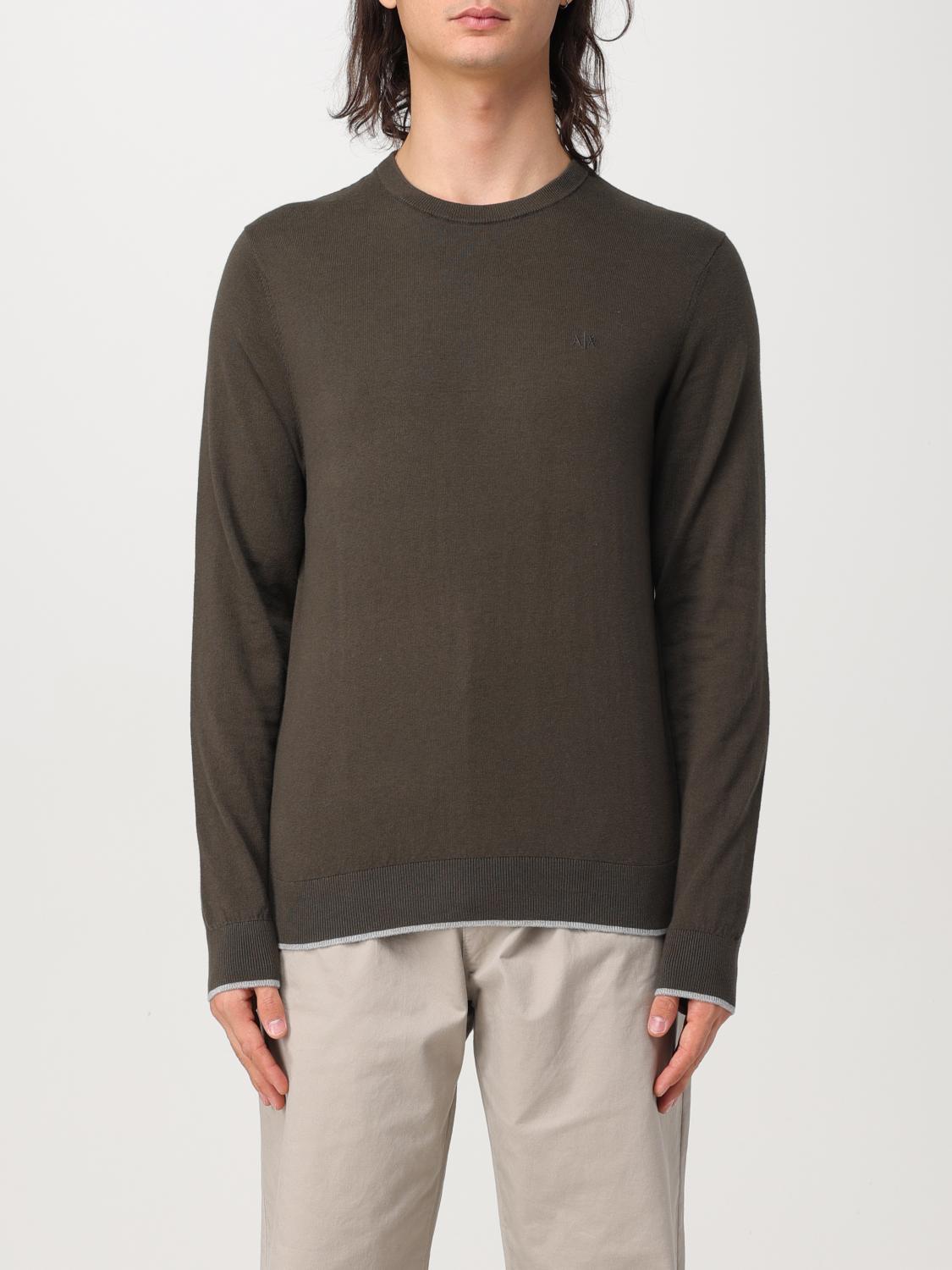 ARMANI EXCHANGE SWEATER: Sweater men Armani Exchange, Olive - Img 1