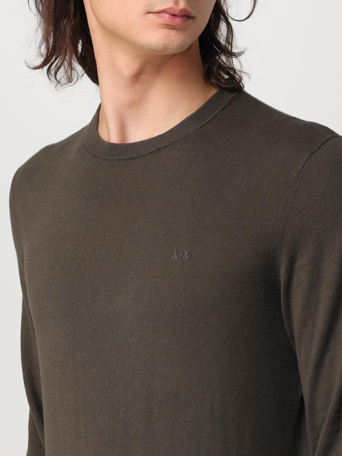 ARMANI EXCHANGE SWEATER: Sweater men Armani Exchange, Olive - Img 3