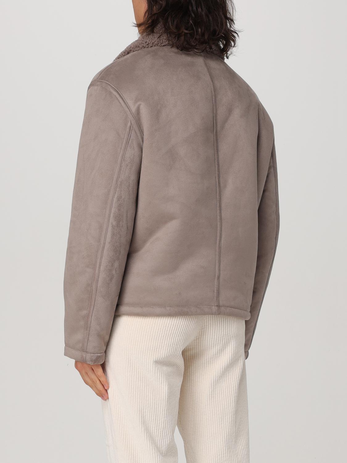 ARMANI EXCHANGE GIACCA: Bomber Armani Exchange in pelliccia ecologica , Beige - Img 2