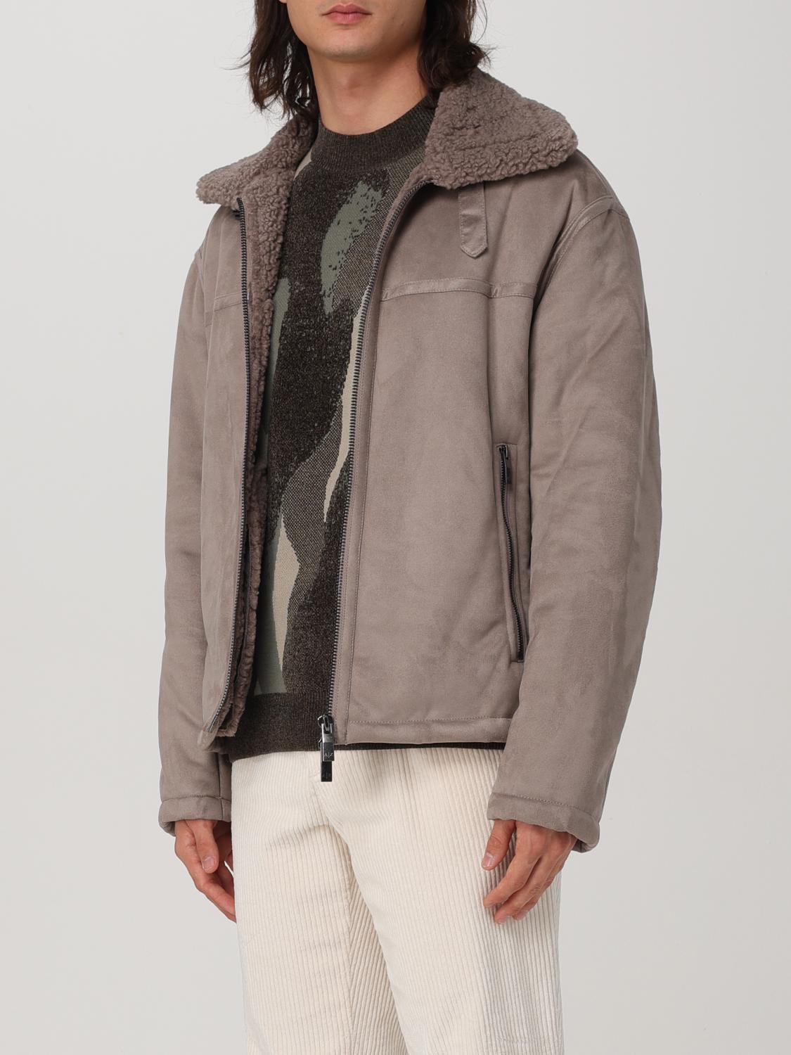 ARMANI EXCHANGE GIACCA: Bomber Armani Exchange in pelliccia ecologica , Beige - Img 3