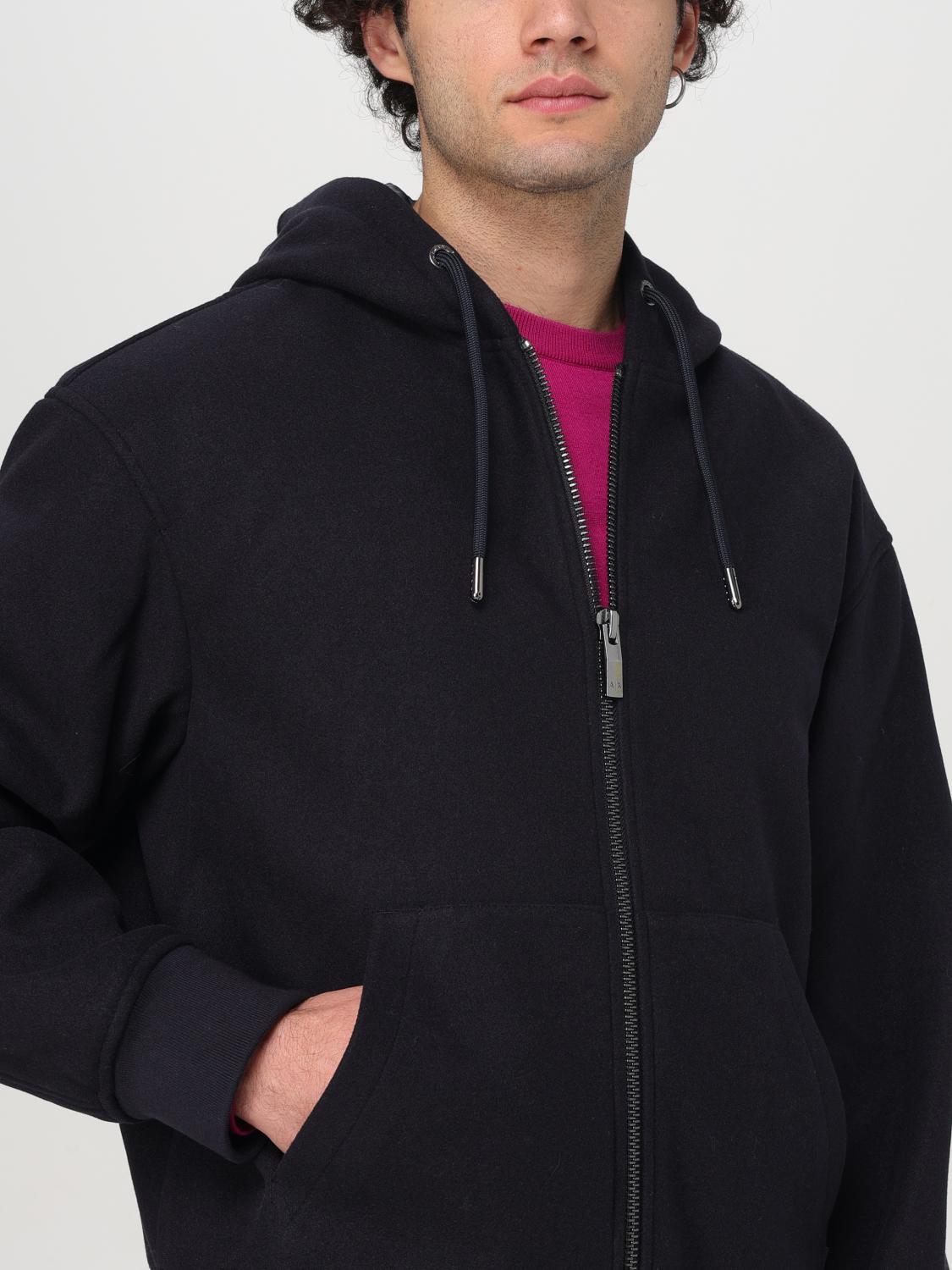 ARMANI EXCHANGE SWEATSHIRT: Jacket men Armani Exchange, Navy - Img 4