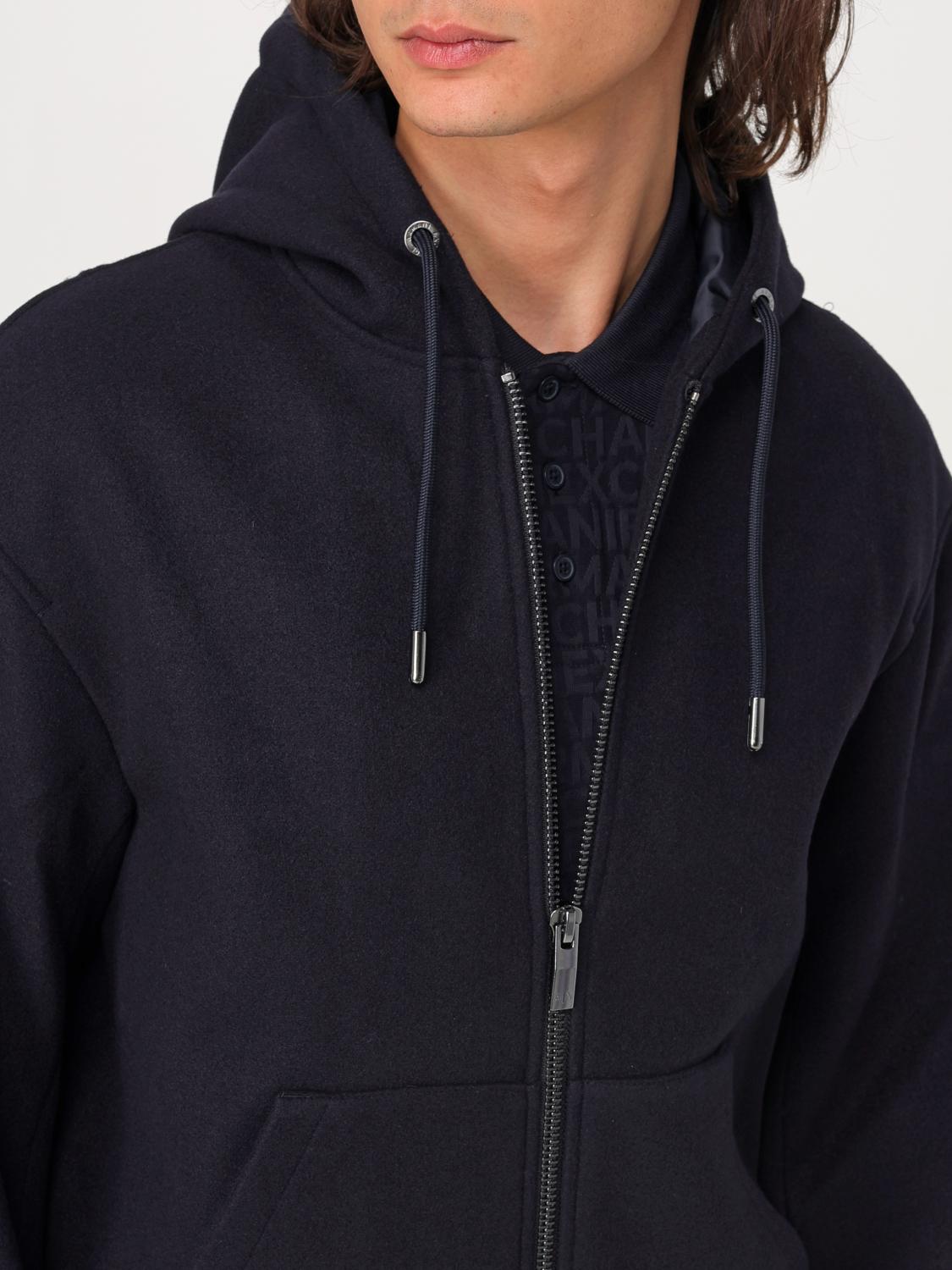 ARMANI EXCHANGE SWEATSHIRT: Jacket men Armani Exchange, Navy - Img 5