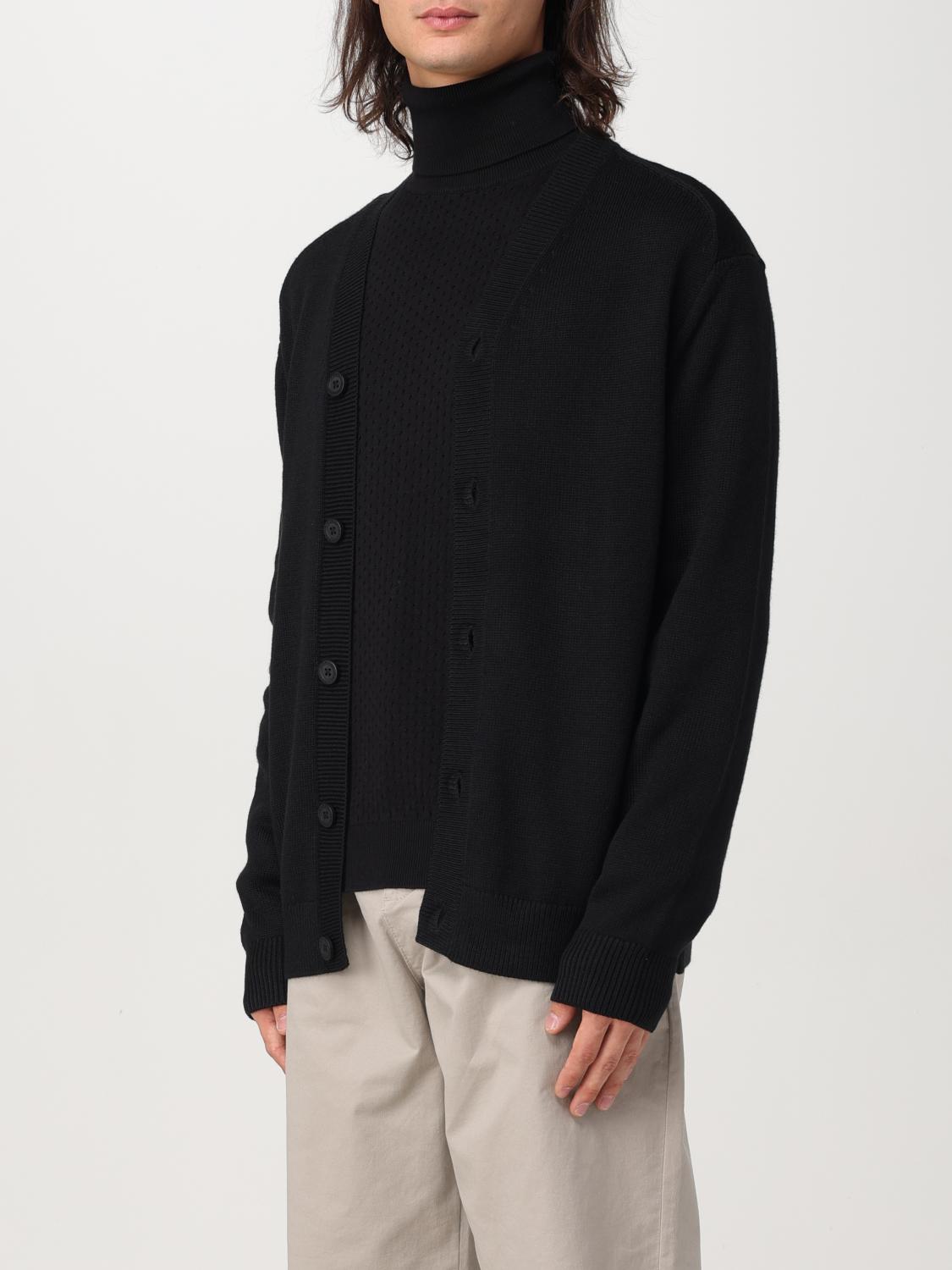 ARMANI EXCHANGE CARDIGAN: Sweater men Armani Exchange, Black - Img 3