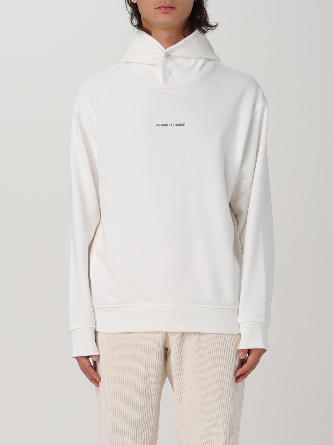 ARMANI EXCHANGE SWEATSHIRT: Sweatshirt men Armani Exchange, White - Img 1