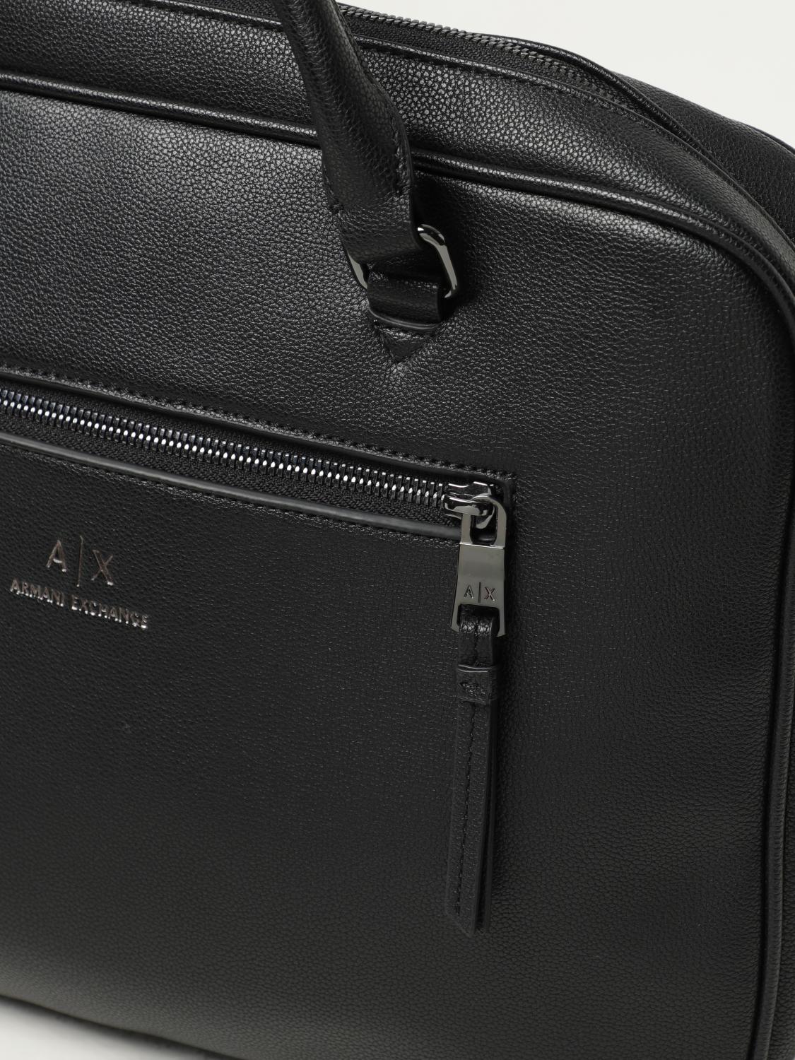 ARMANI EXCHANGE TASCHE: Tasche herren Armani Exchange, Schwarz - Img 3