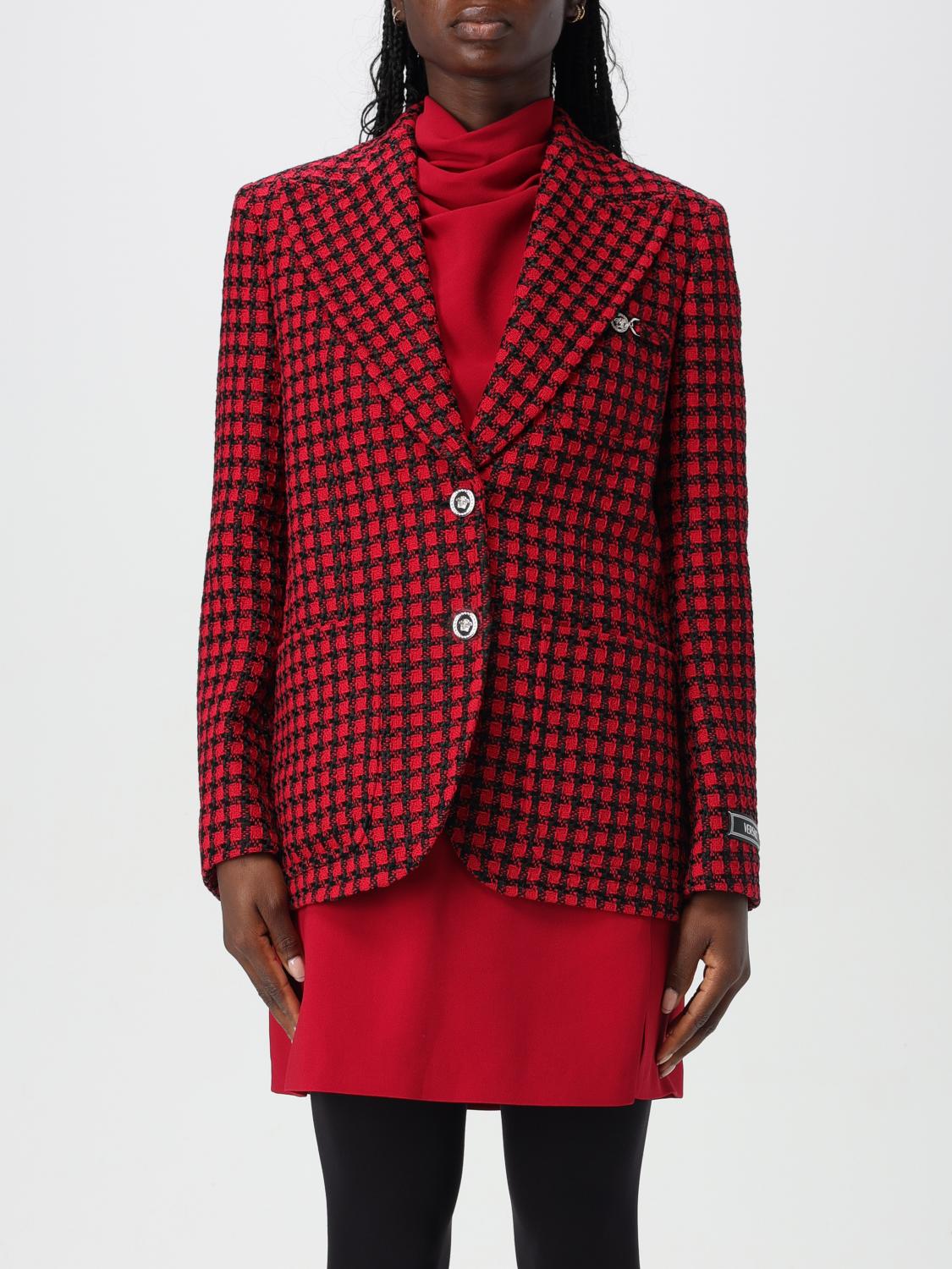 VERSACE BLAZER: Blazer femme Versace, Rouge - Img 1