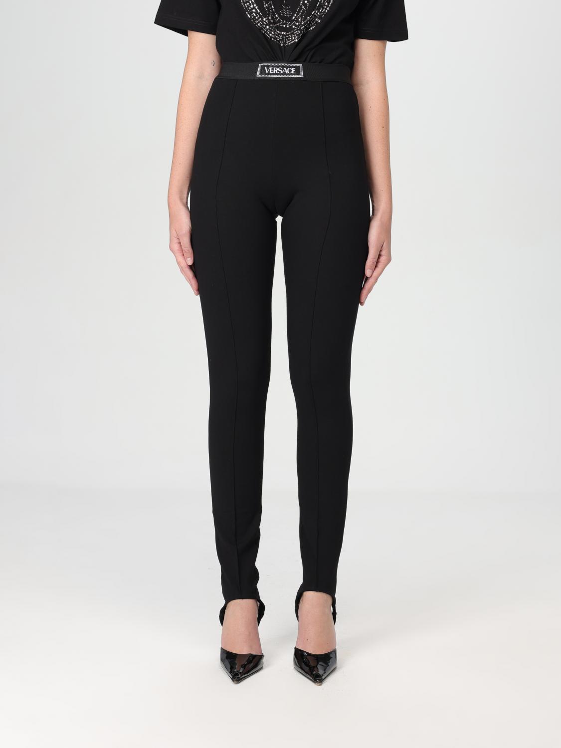 VERSACE PANTS: Pants woman Versace, Black - Img 1