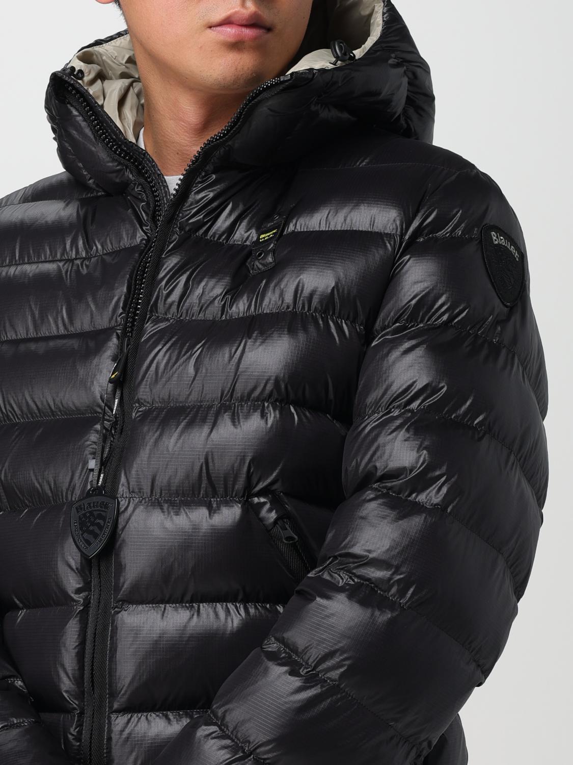 BLAUER JACKET: Jacket men Blauer, Black - Img 4