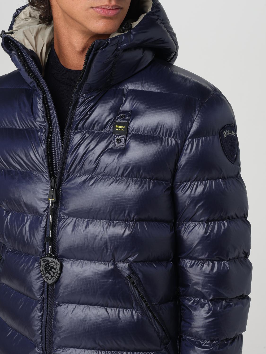 BLAUER JACKET: Jacket men Blauer, Blue - Img 4