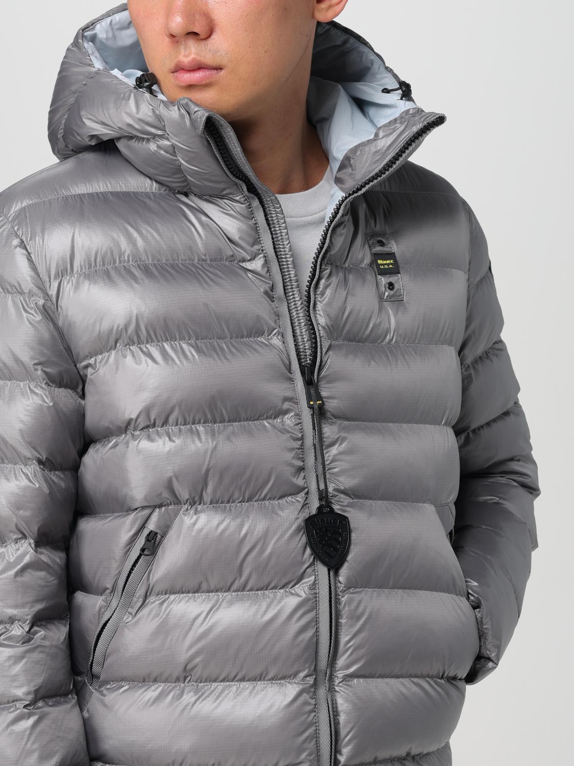 BLAUER JACKET: Jacket men Blauer, Grey - Img 4