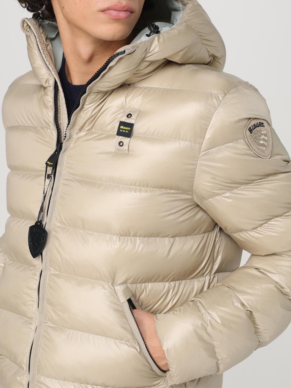 BLAUER JACKET: Jacket men Blauer, Beige - Img 4