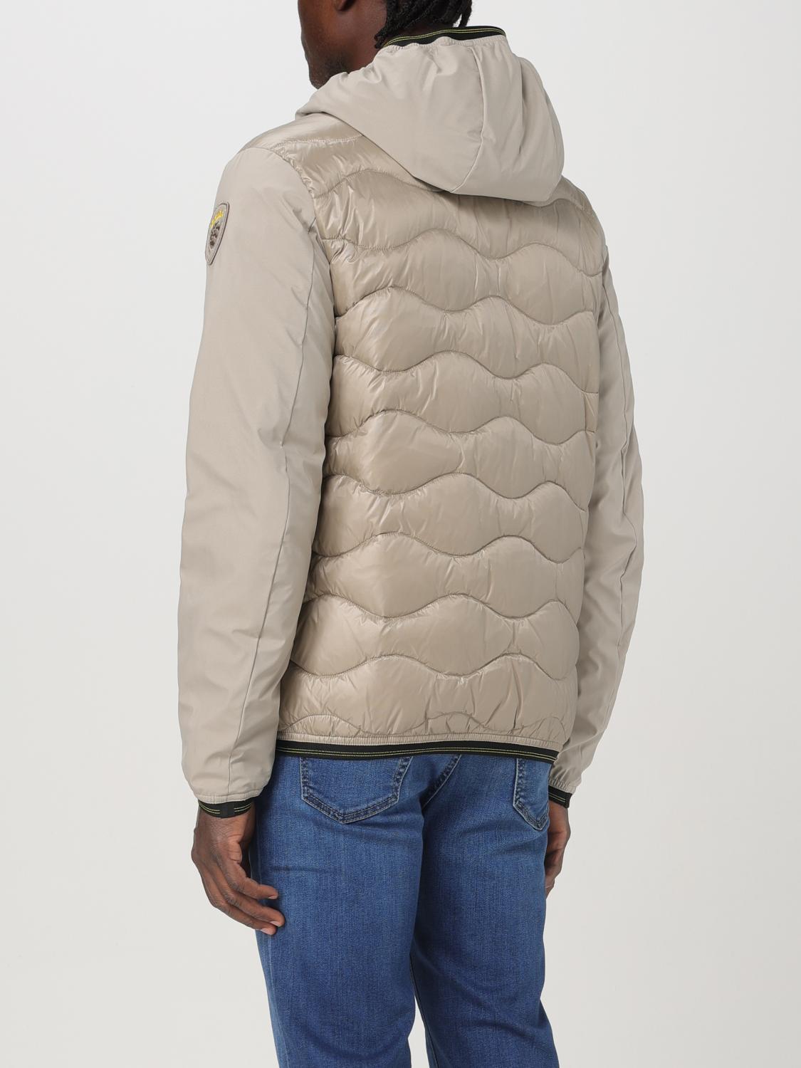 BLAUER GIACCA: Piumino con cappuccio Blauer, Beige - Img 2