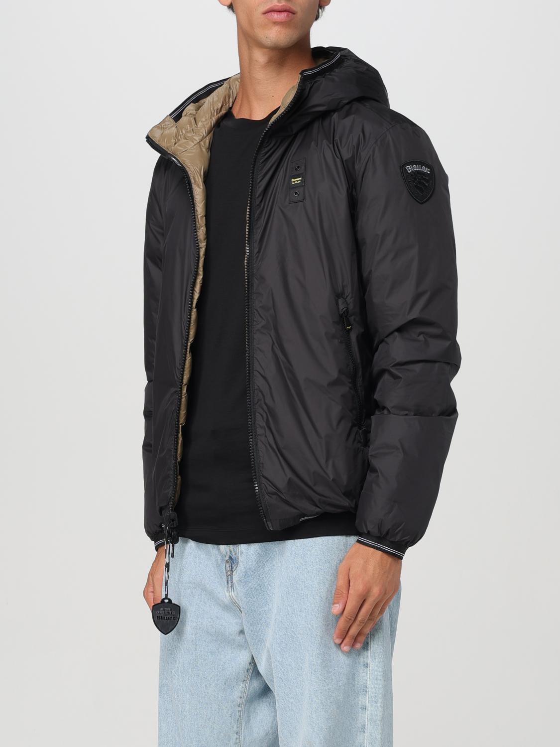 BLAUER JACKET: Jacket men Blauer, Black - Img 3