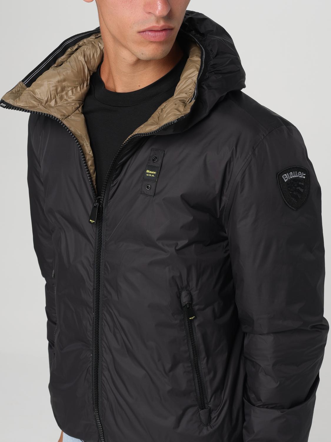 BLAUER JACKET: Jacket men Blauer, Black - Img 4