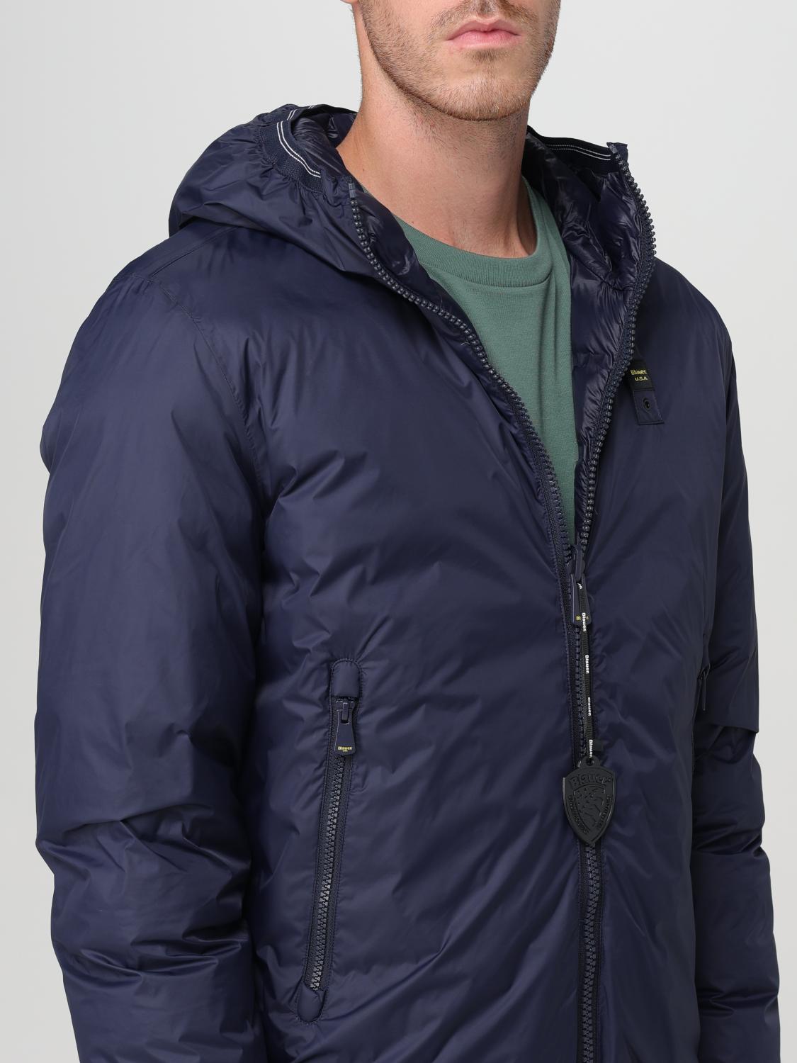 BLAUER JACKET: Jacket men Blauer, Blue - Img 4