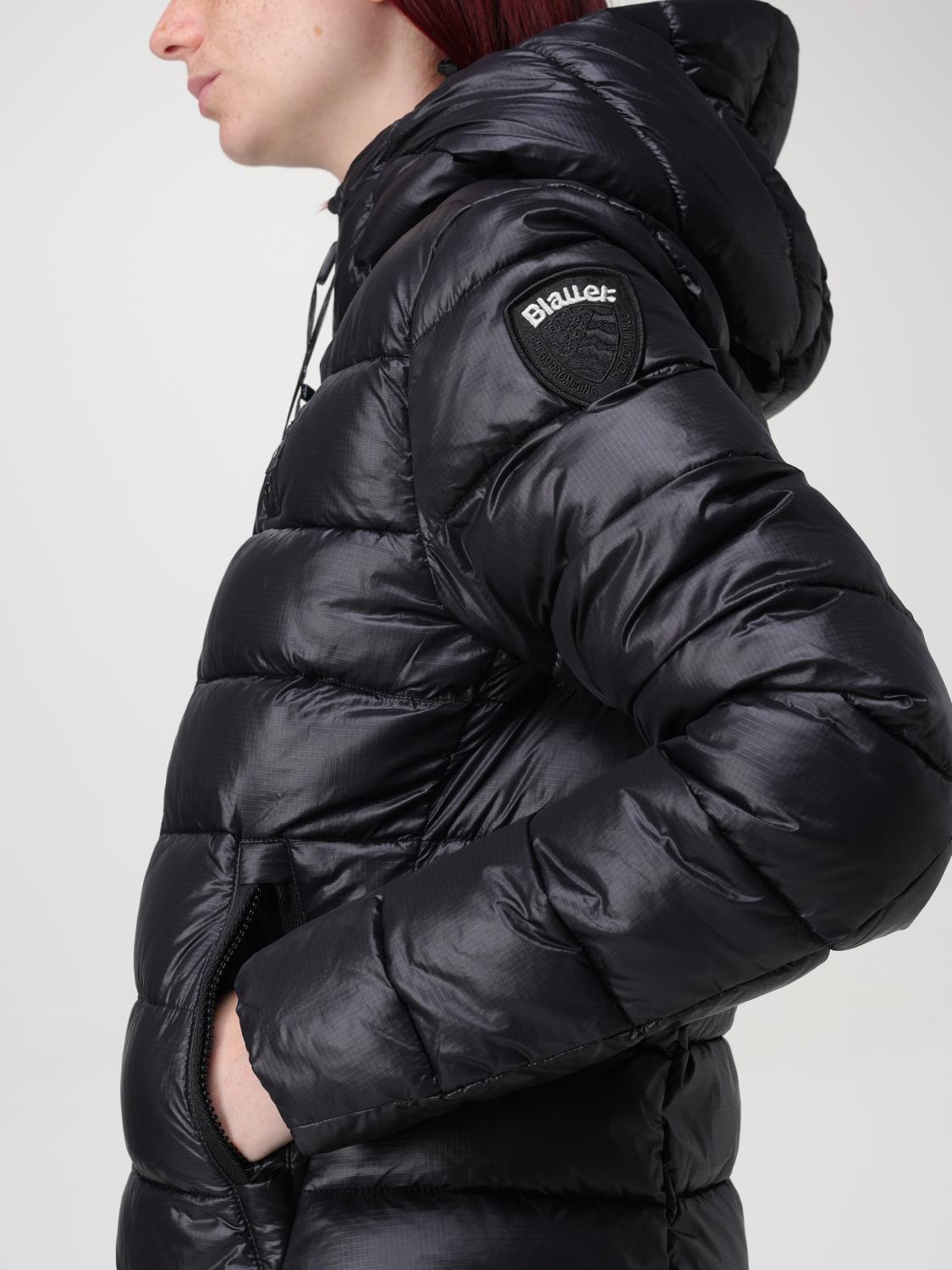 BLAUER GIACCA: Piumino Blauer in nylon trapuntato , Nero - Img 4