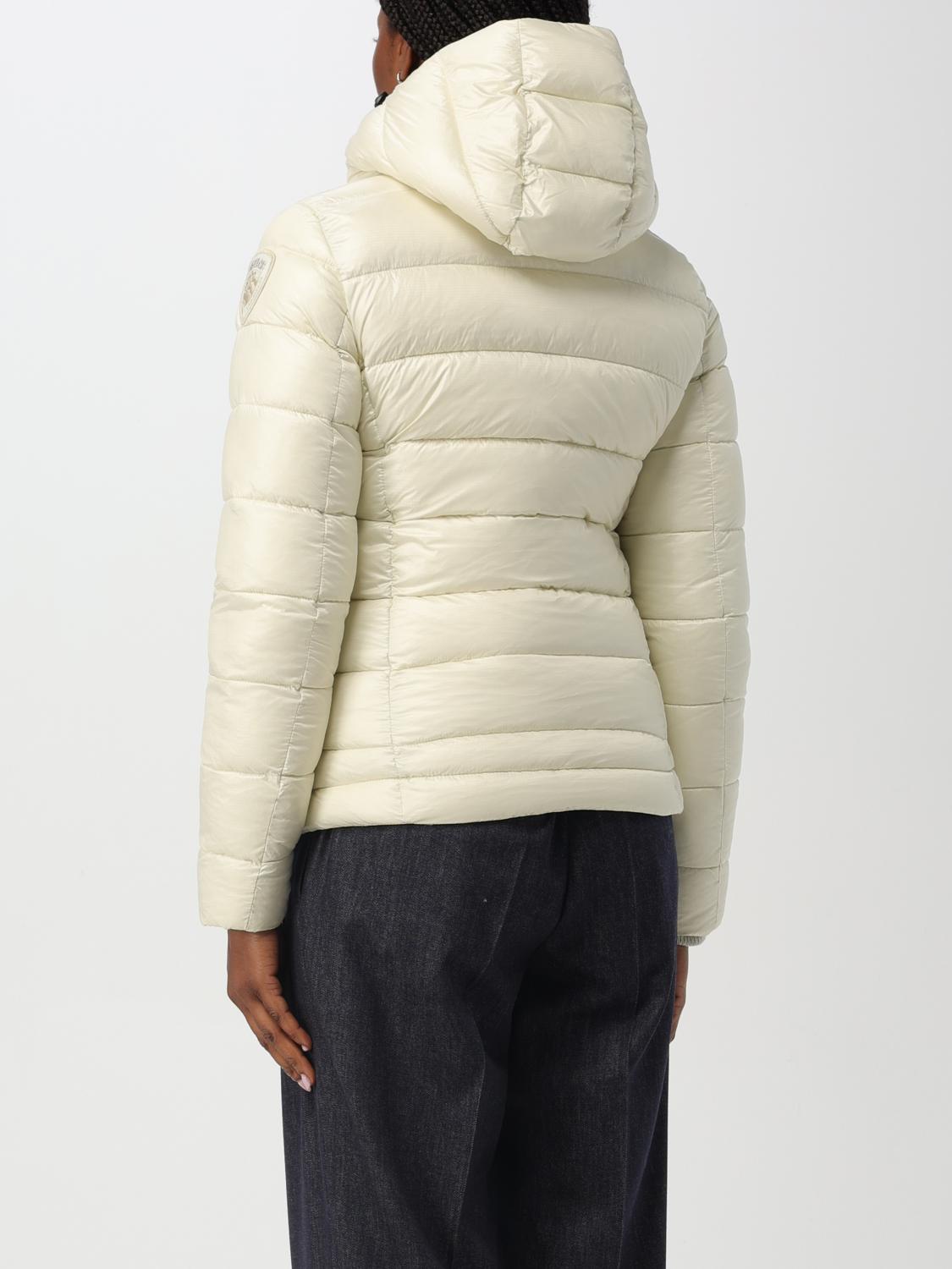 BLAUER GIACCA: Piumino Blauer in nylon trapuntato , Panna - Img 2