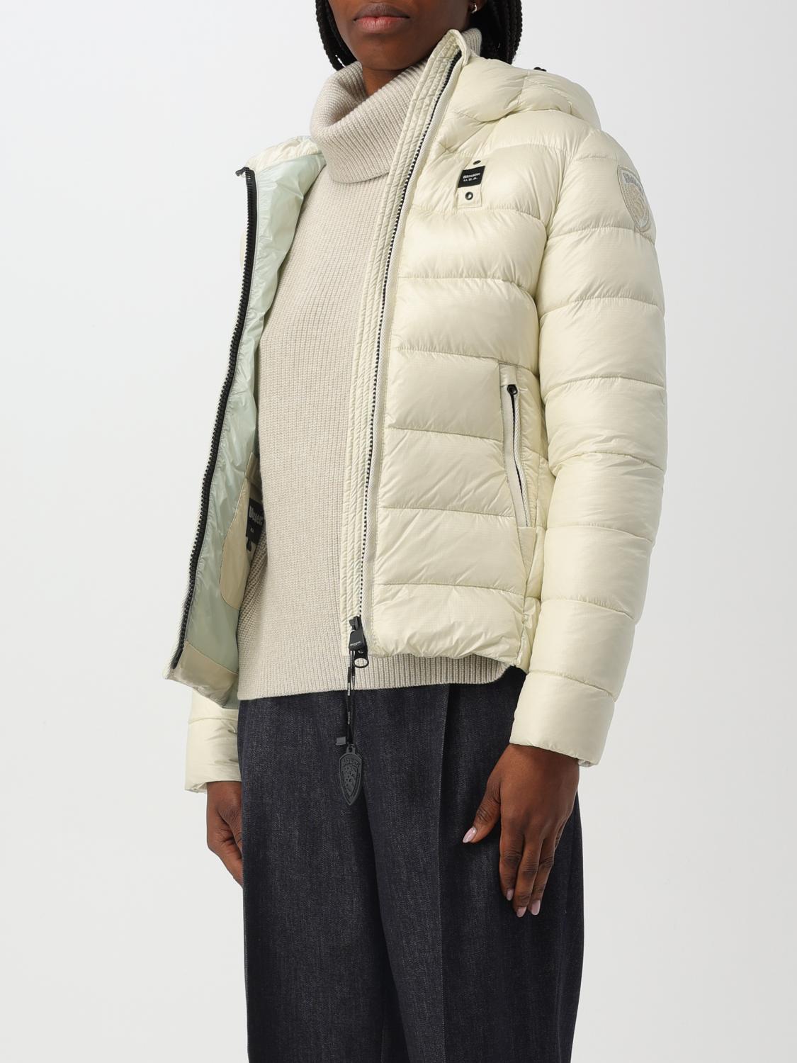 BLAUER GIACCA: Piumino Blauer in nylon trapuntato , Panna - Img 3