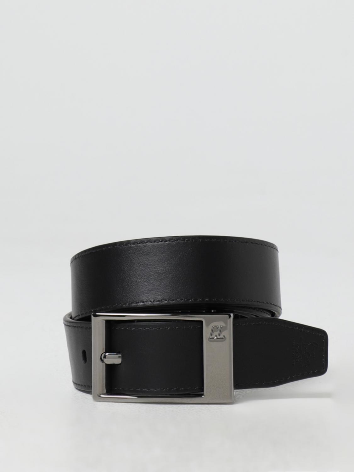 CHRISTIAN LOUBOUTIN BELT: Belt men Christian Louboutin, Black - Img 2