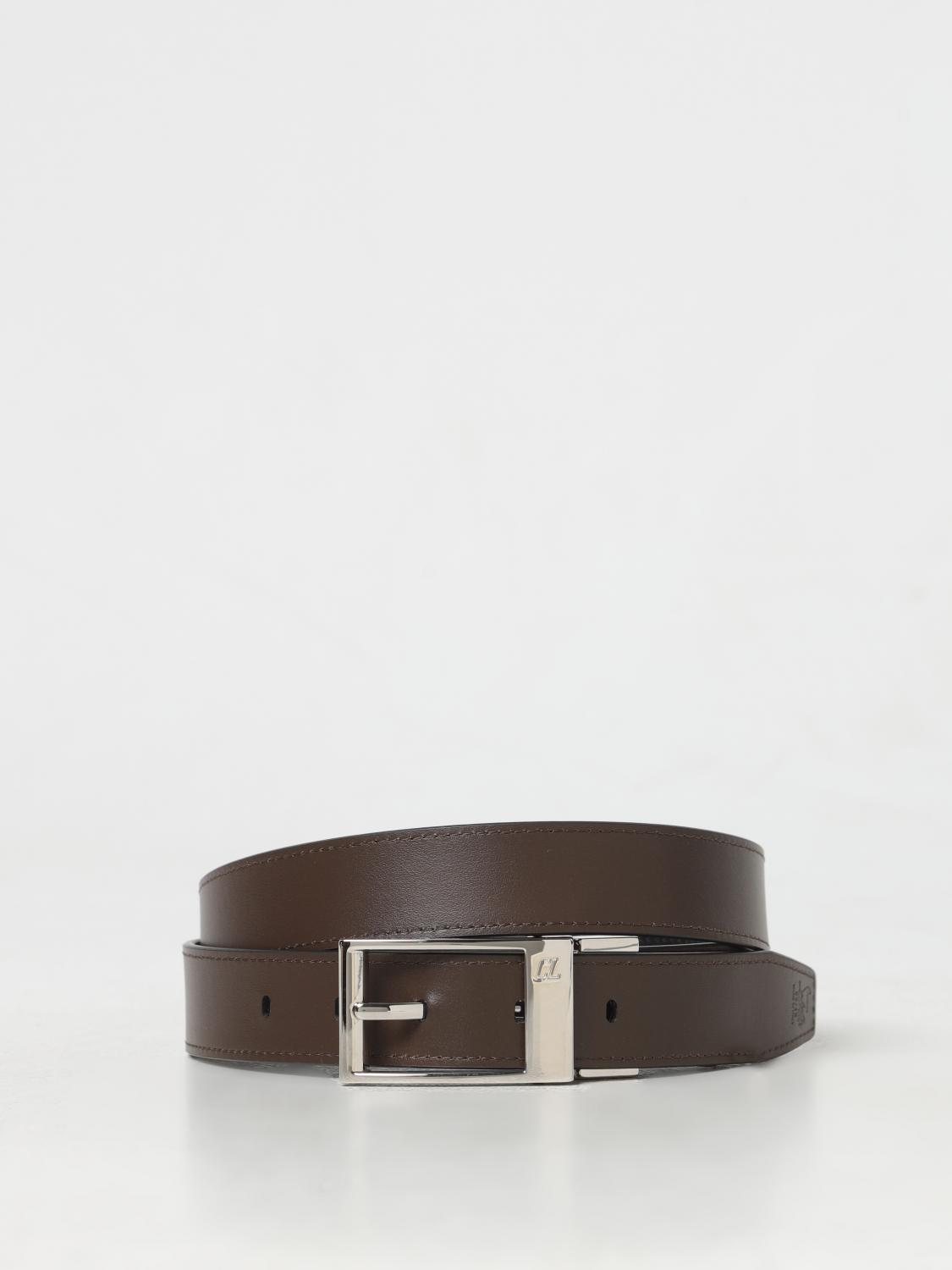 CHRISTIAN LOUBOUTIN BELT: Belt men Christian Louboutin, Black - Img 2