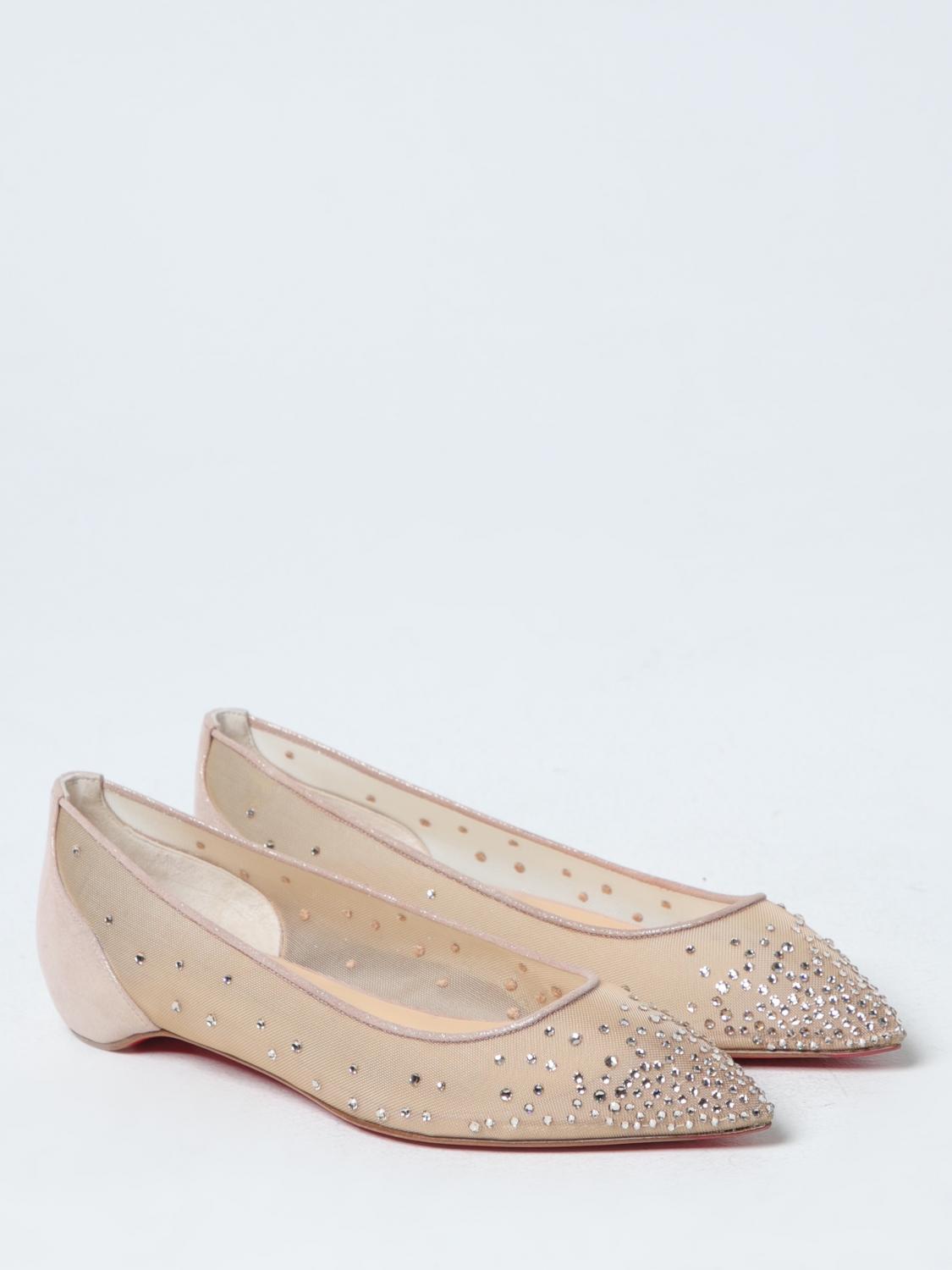 CHRISTIAN LOUBOUTIN BALLET FLATS: Shoes woman Christian Louboutin, Blush Pink - Img 2