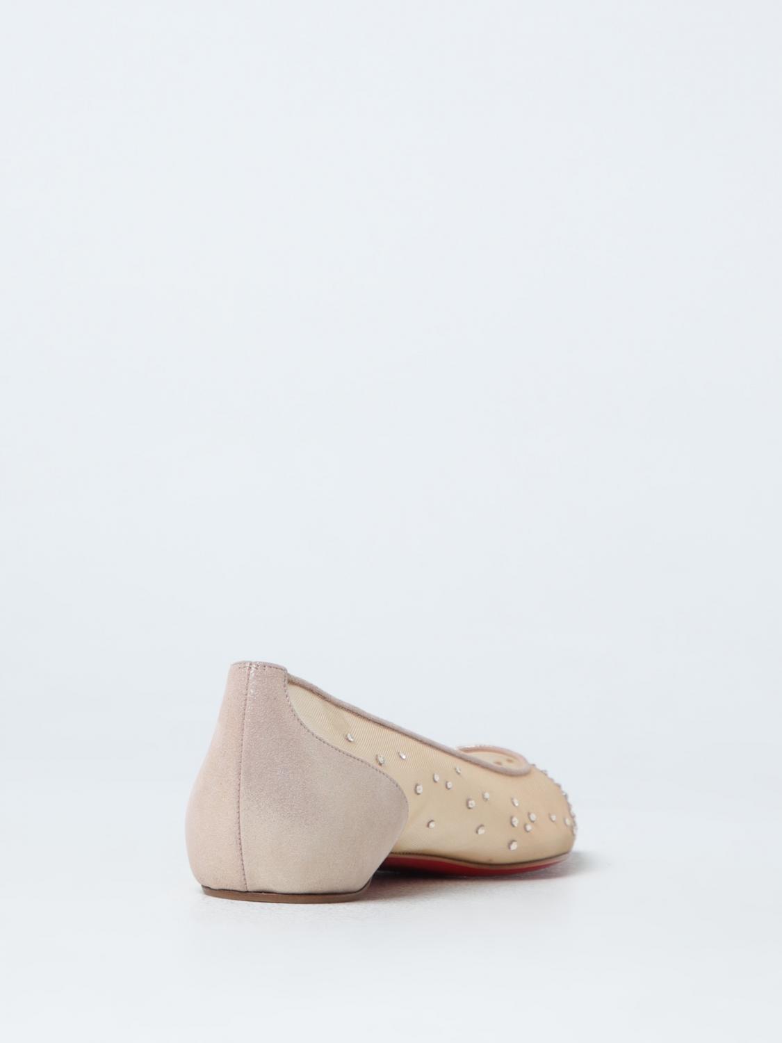 CHRISTIAN LOUBOUTIN BALLET FLATS: Shoes woman Christian Louboutin, Blush Pink - Img 3