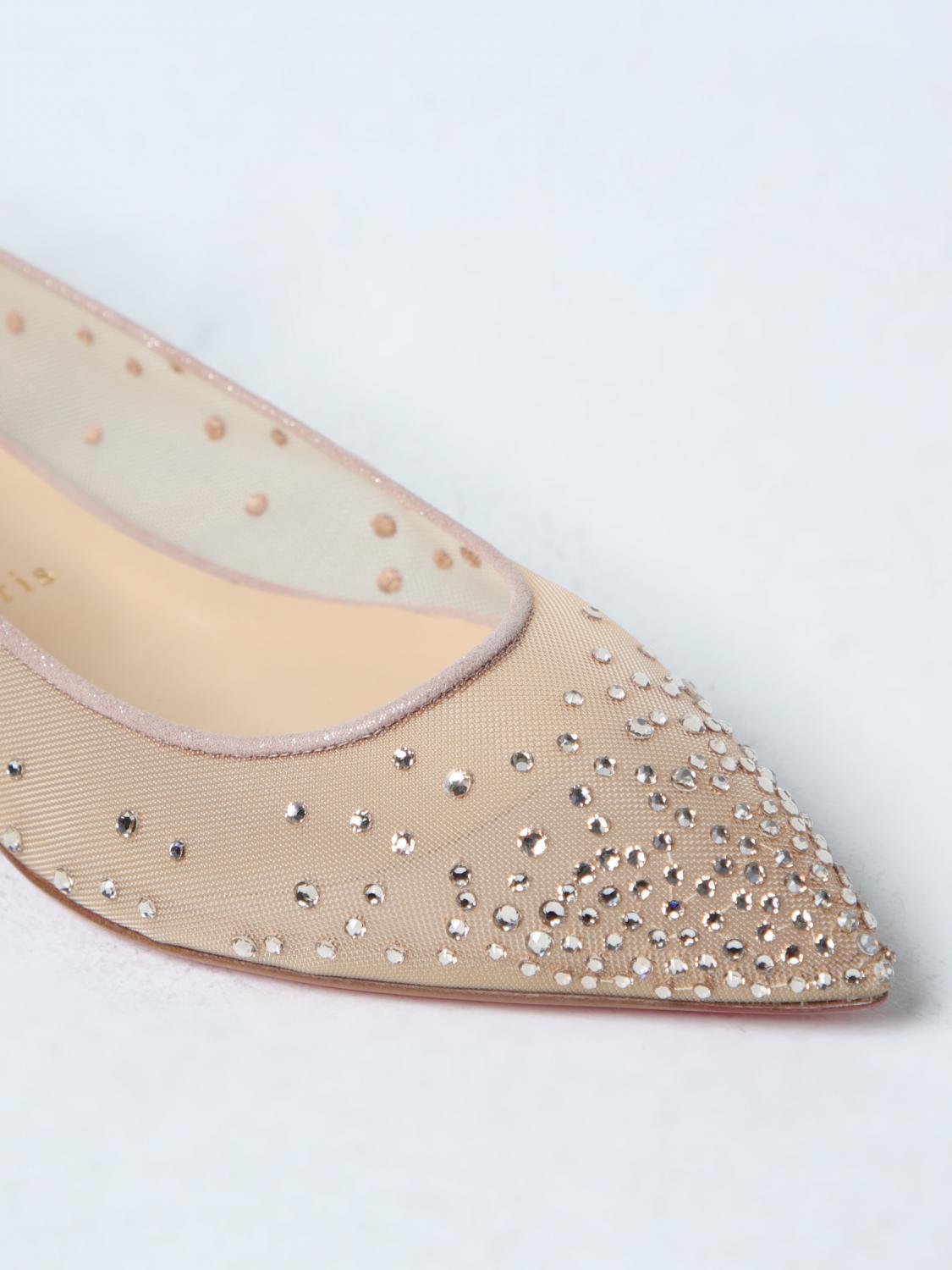 CHRISTIAN LOUBOUTIN BALLET FLATS: Shoes woman Christian Louboutin, Blush Pink - Img 4