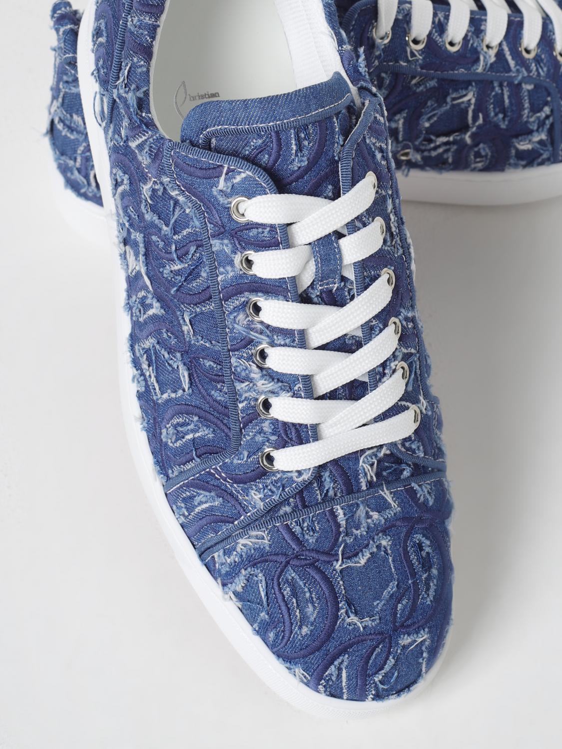 CHRISTIAN LOUBOUTIN SNEAKERS: Sneakers men Christian Louboutin, Denim - Img 4