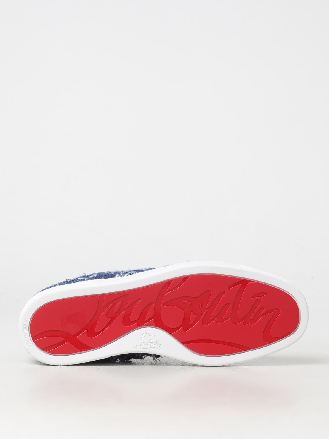 CHRISTIAN LOUBOUTIN SNEAKERS: Sneakers men Christian Louboutin, Denim - Img 5