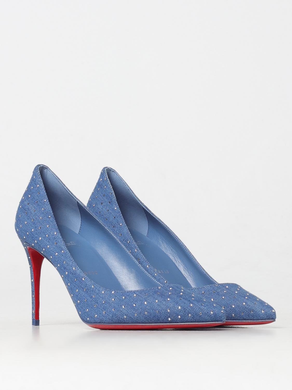 CHRISTIAN LOUBOUTIN PUMPS: Shoes woman Christian Louboutin, Denim - Img 2