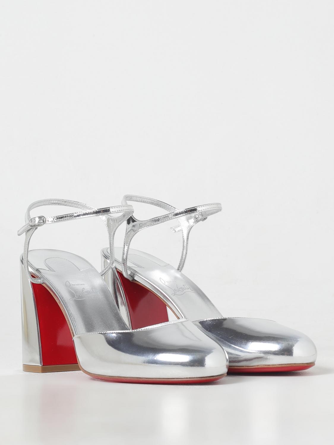 CHRISTIAN LOUBOUTIN HIGH HEEL SHOES: Shoes woman Christian Louboutin, Silver - Img 2