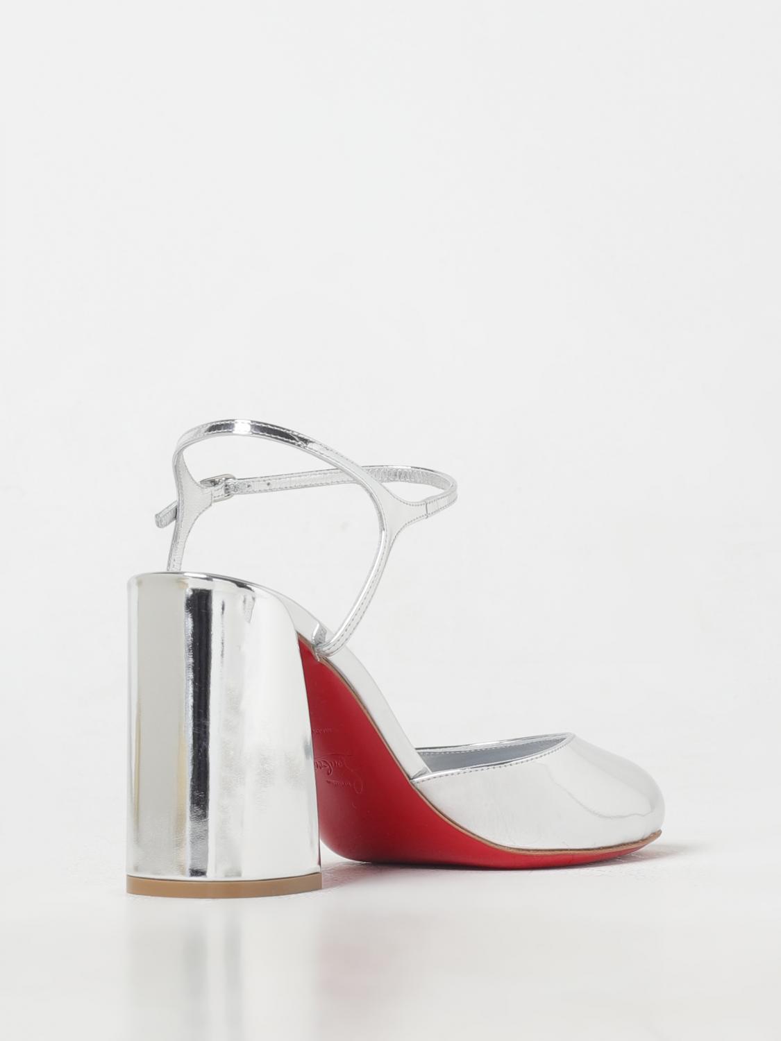 CHRISTIAN LOUBOUTIN HIGH HEEL SHOES: Shoes woman Christian Louboutin, Silver - Img 3