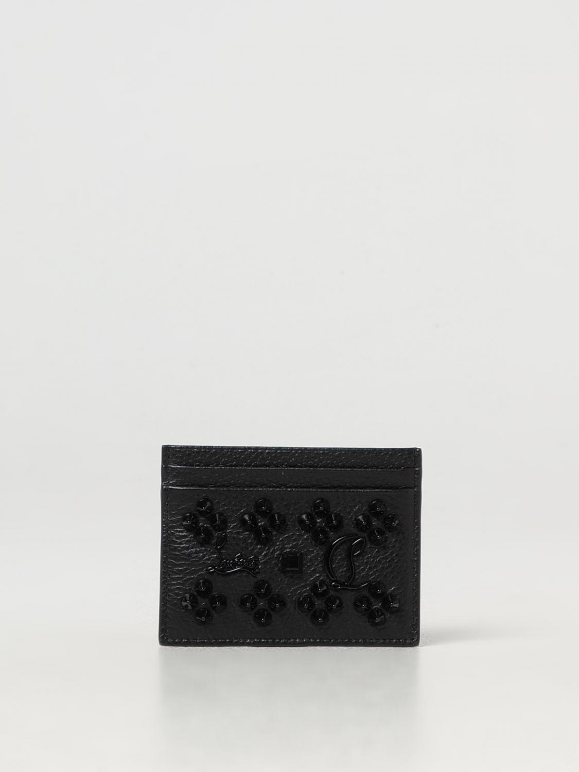 CHRISTIAN LOUBOUTIN WALLET: Wallet woman Christian Louboutin, Black - Img 1