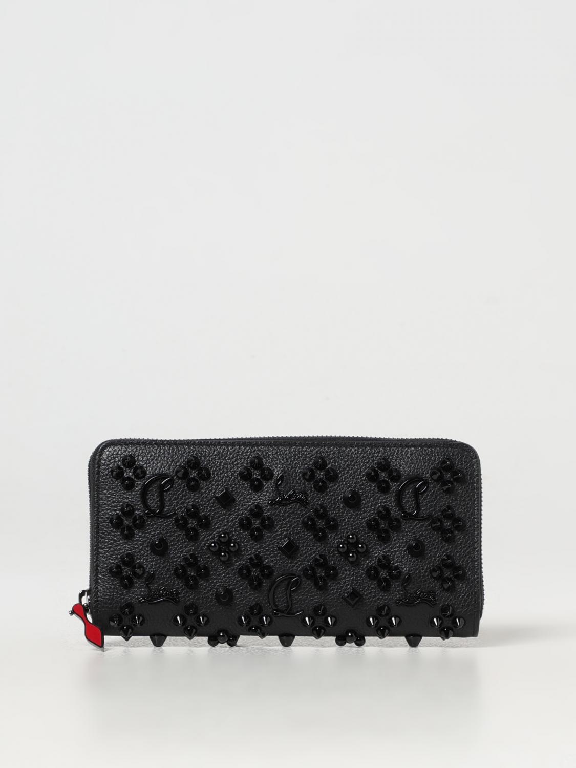 CHRISTIAN LOUBOUTIN WALLET: Wallet woman Christian Louboutin, Black - Img 1