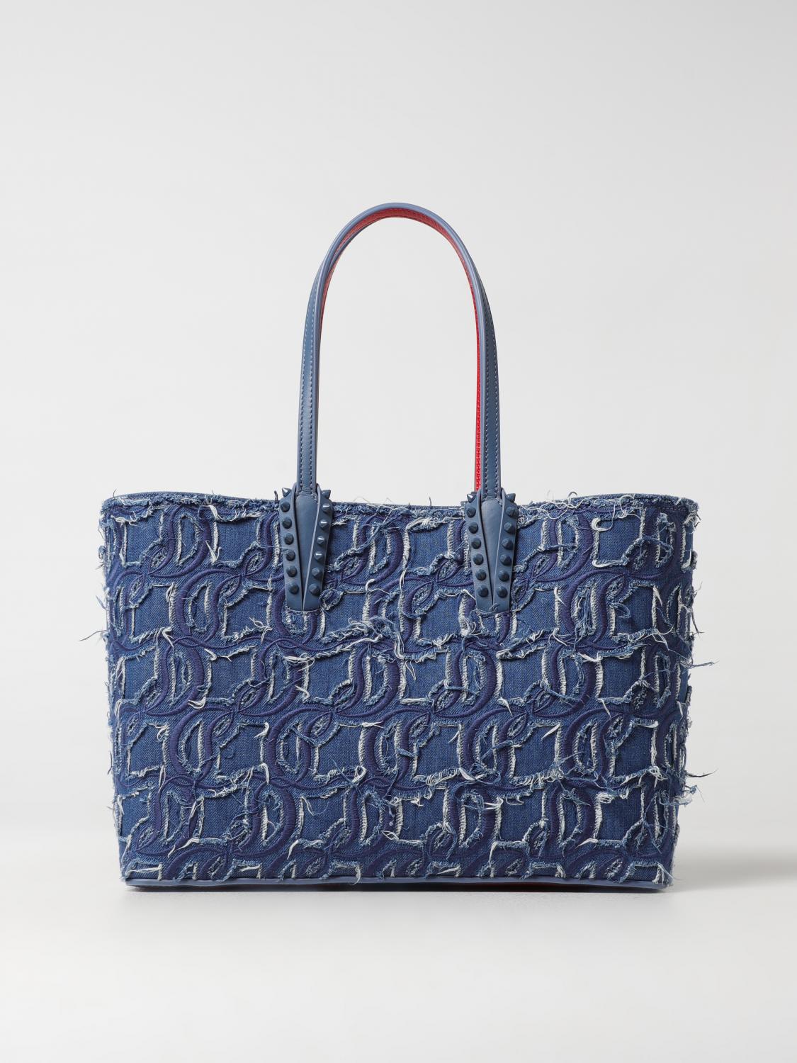 CHRISTIAN LOUBOUTIN SHOULDER BAG: Shoulder bag woman Christian Louboutin, Denim - Img 1