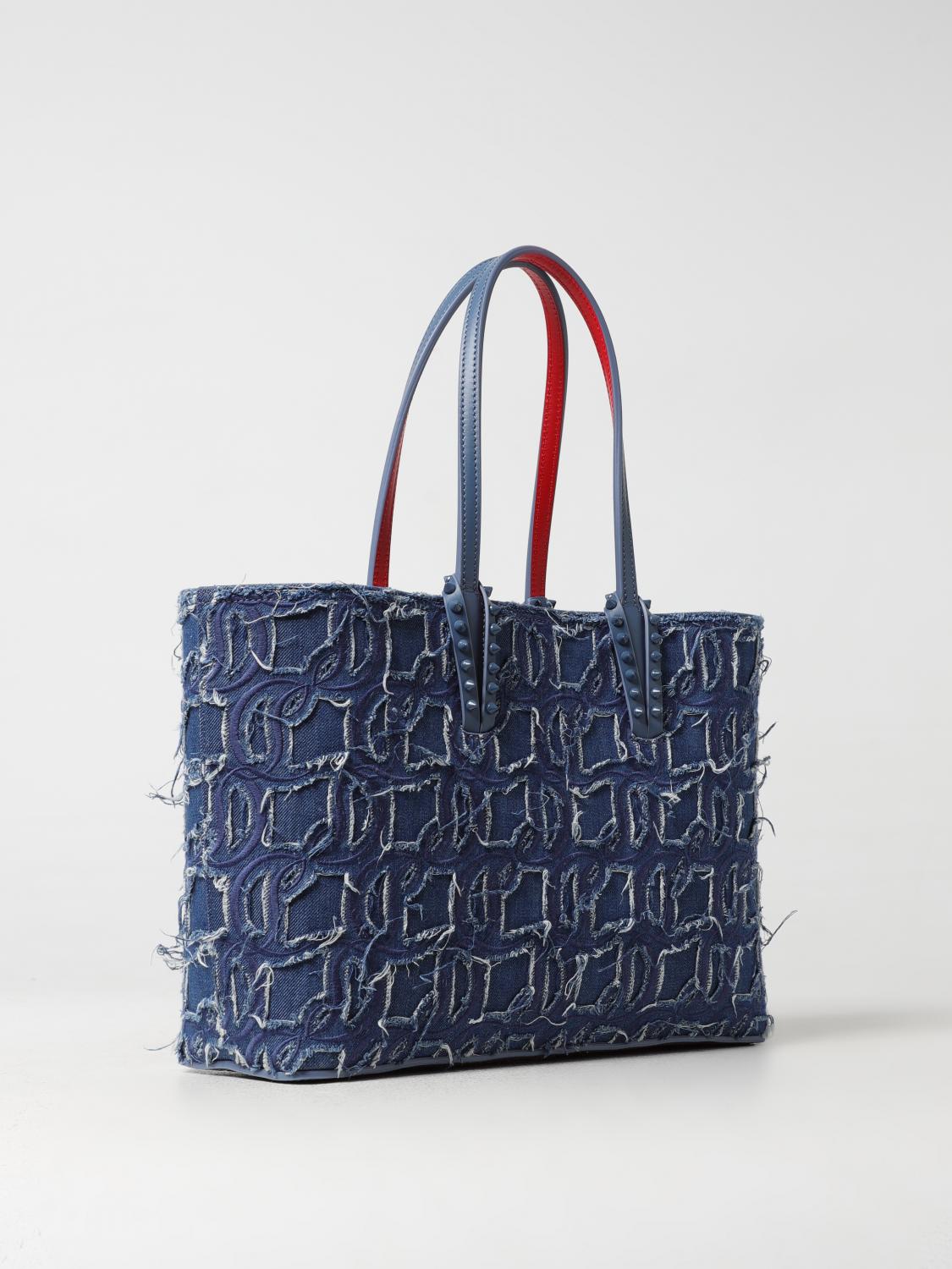 CHRISTIAN LOUBOUTIN SHOULDER BAG: Shoulder bag woman Christian Louboutin, Denim - Img 2