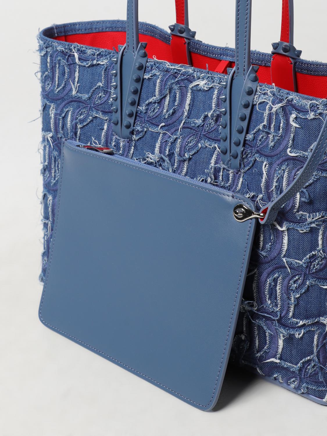 CHRISTIAN LOUBOUTIN SHOULDER BAG: Shoulder bag woman Christian Louboutin, Denim - Img 3