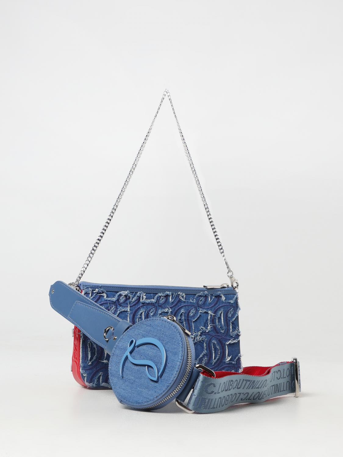 CHRISTIAN LOUBOUTIN SHOULDER BAG: Shoulder bag woman Christian Louboutin, Denim - Img 2