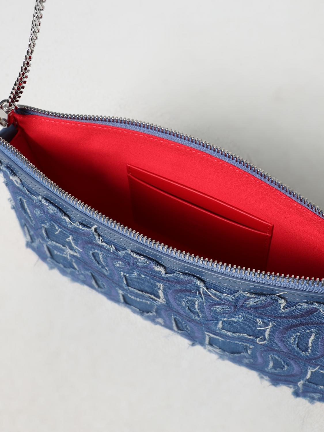 CHRISTIAN LOUBOUTIN SHOULDER BAG: Shoulder bag woman Christian Louboutin, Denim - Img 4