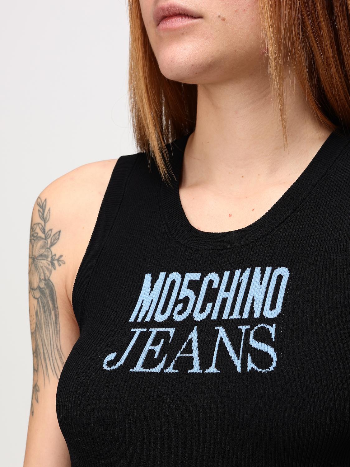 MOSCHINO JEANS TOP: Top mujer Moschino Jeans, Negro - Img 3