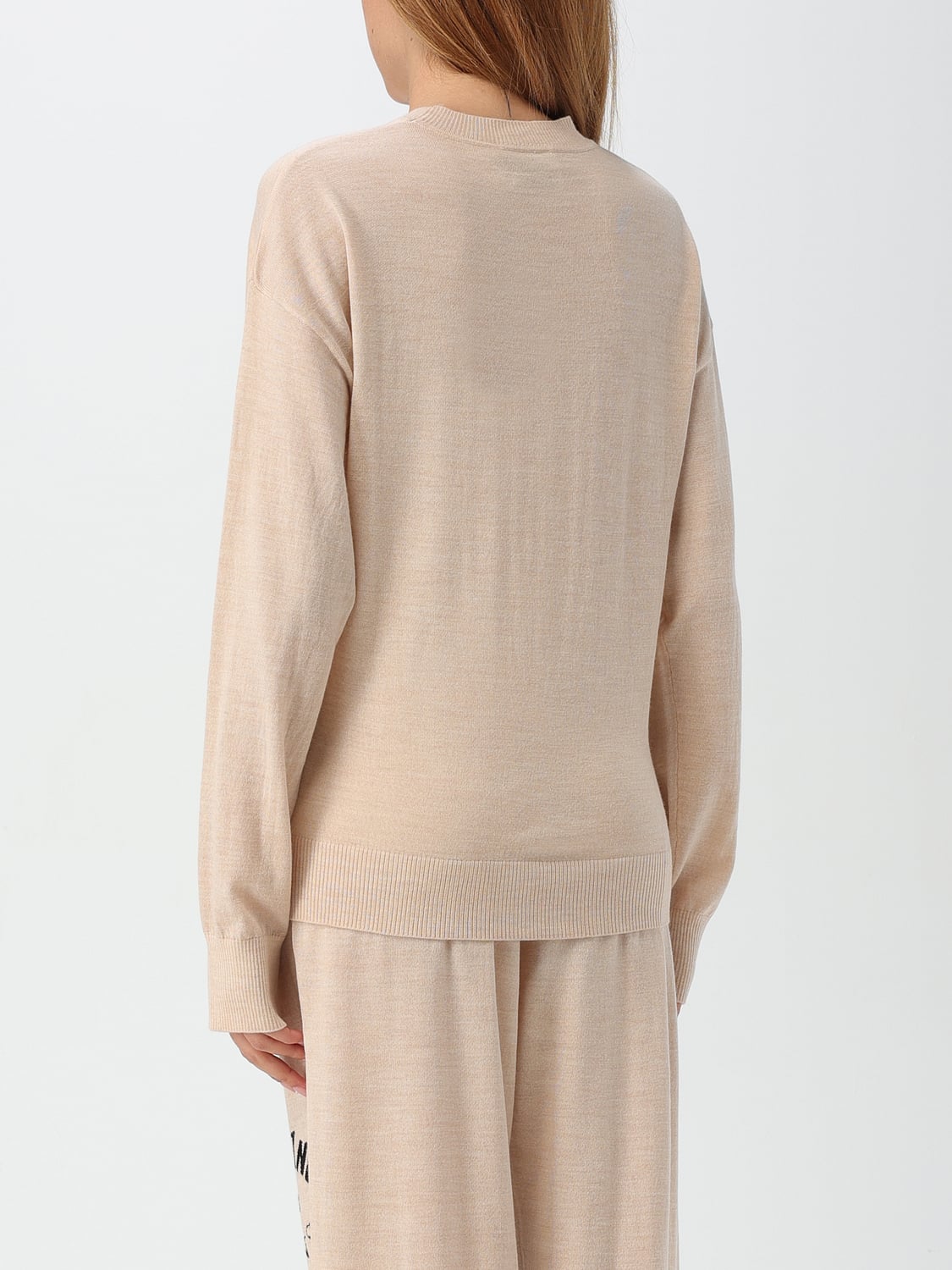 MOSCHINO JEANS PULLOVER: Pullover damen Moschino Jeans, Beige - Img 2