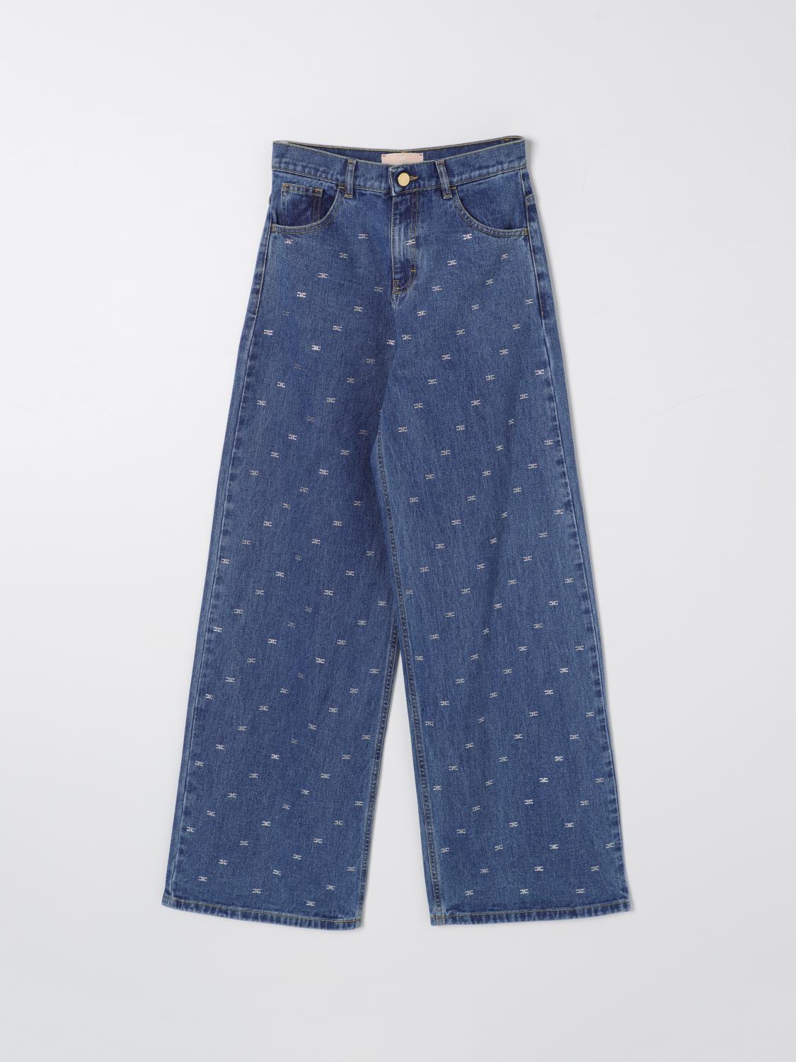 ELISABETTA FRANCHI LA MIA BAMBINA JEANS: Jeans kinder Elisabetta Franchi La Mia Bambina, Denim - Img 1