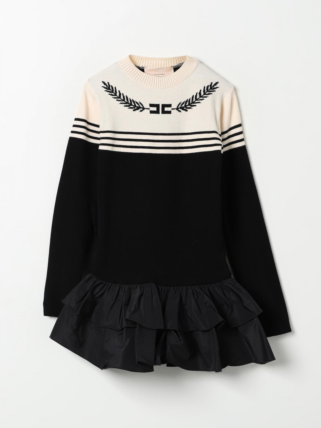 ELISABETTA FRANCHI LA MIA BAMBINA VESTIDO: Vestido niños Elisabetta Franchi La Mia Bambina, Negro - Img 1