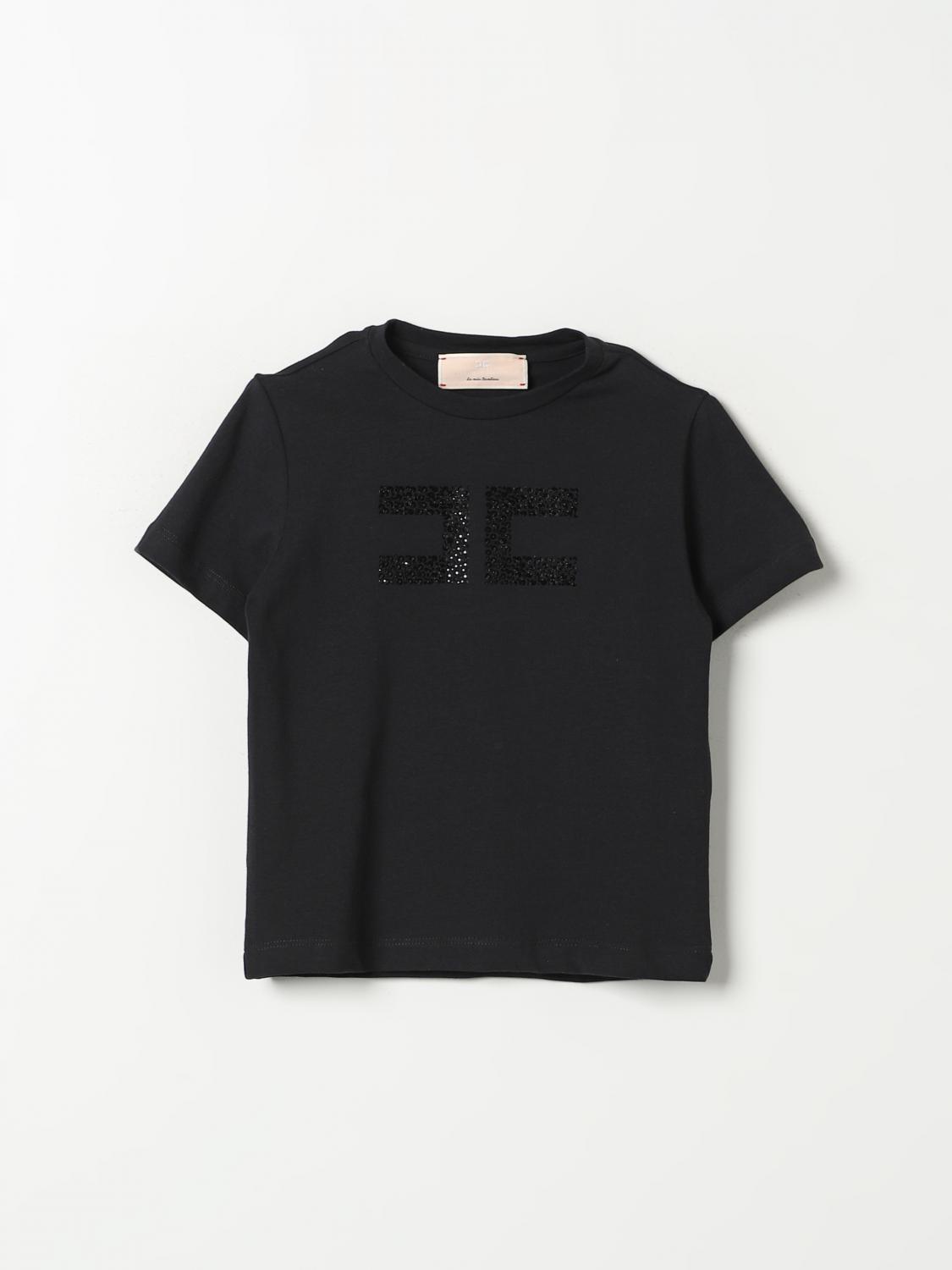 ELISABETTA FRANCHI LA MIA BAMBINA T-SHIRT: T-shirt kids Elisabetta Franchi La Mia Bambina, Black - Img 1