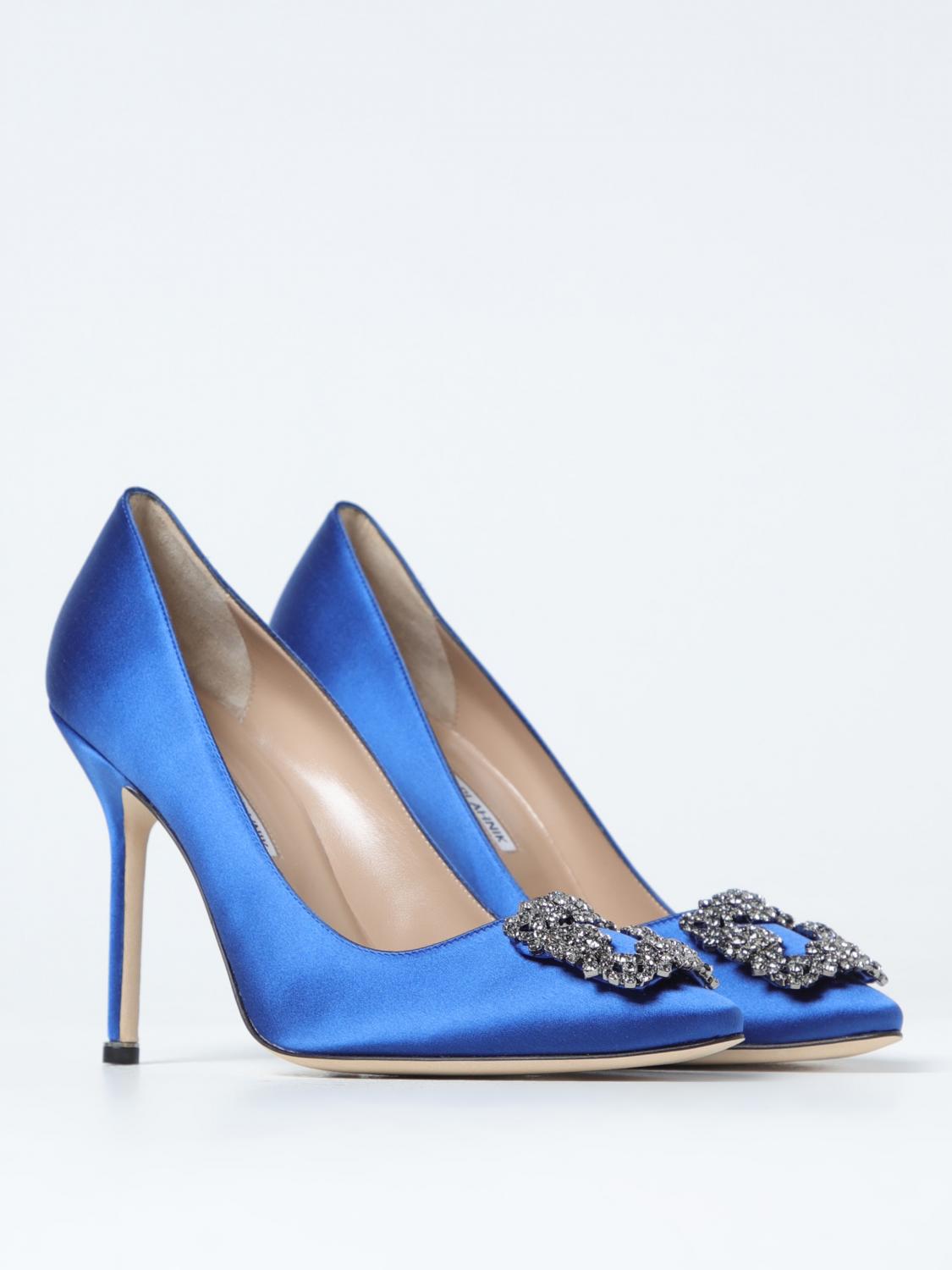 MANOLO BLAHNIK ESCARPINS: Chaussures femme Manolo Blahnik, Bleu Royal - Img 2