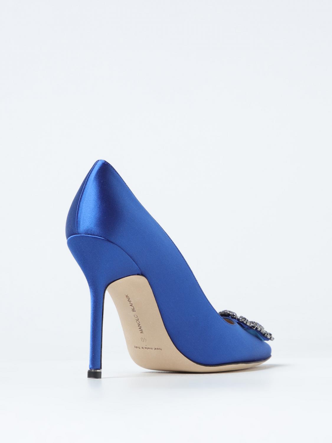 MANOLO BLAHNIK ESCARPINS: Chaussures femme Manolo Blahnik, Bleu Royal - Img 3