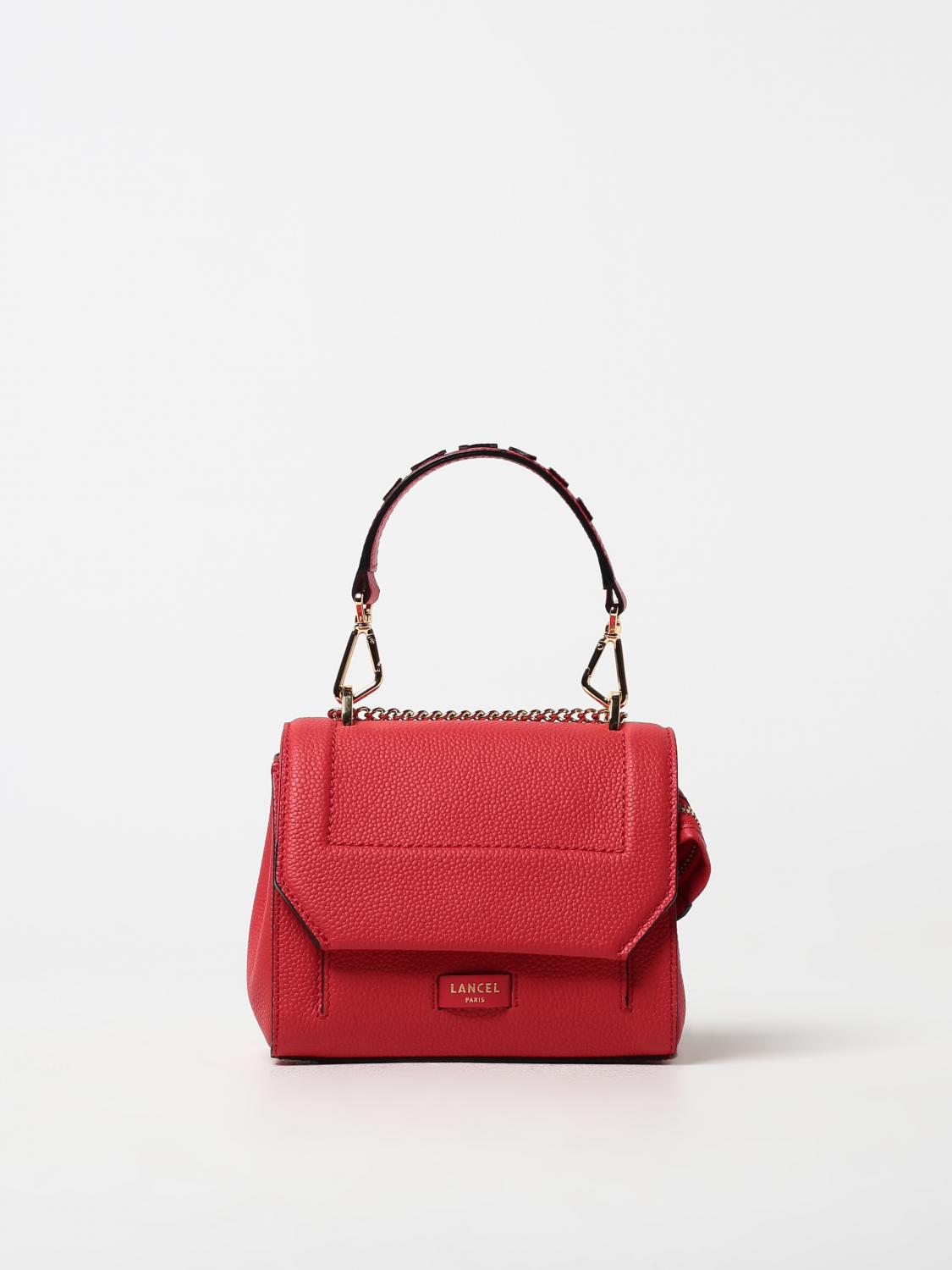 LANCEL BORSA MINI: Borsa Lancel in pelle , Rosso - Img 1