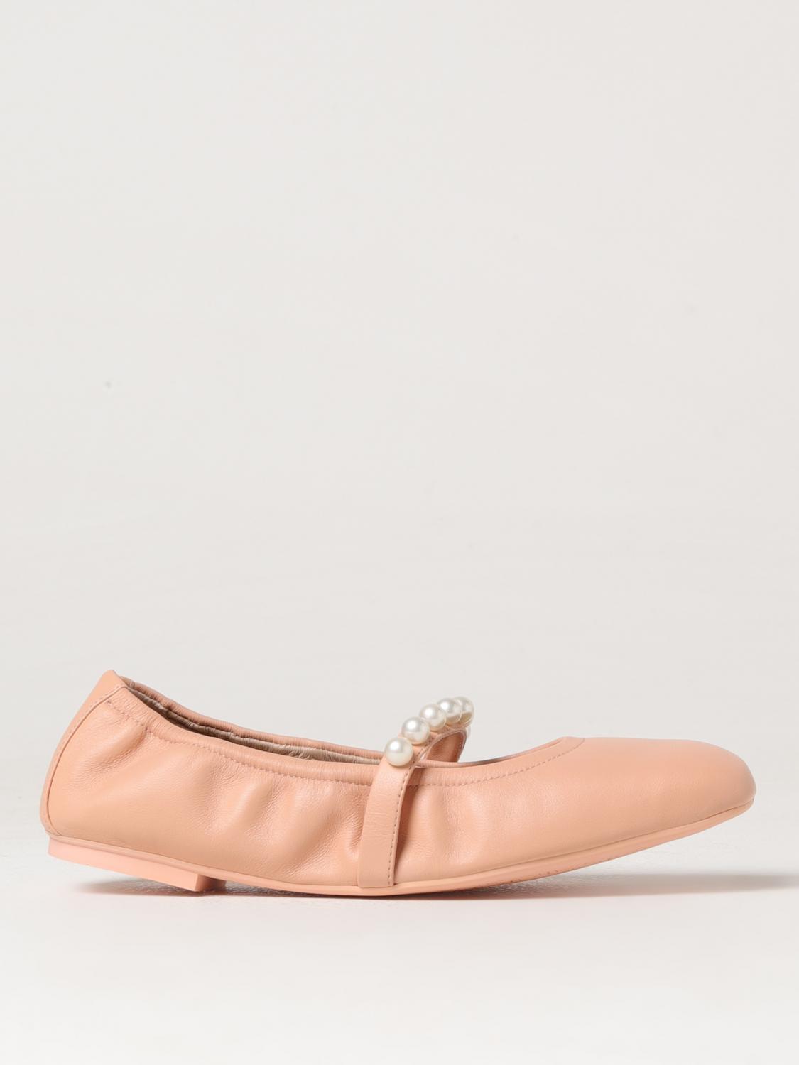 Giglio Ballerina Stuart Weitzman in nappa con perle